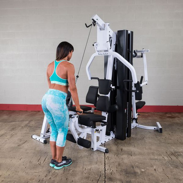 Body-Solid EXM3000LPS Selectorized Multi-Stack Home Gym Triceps Extension