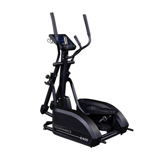 Body-Solid Endurance E400 Center Drive Elliptical Top Back Side View