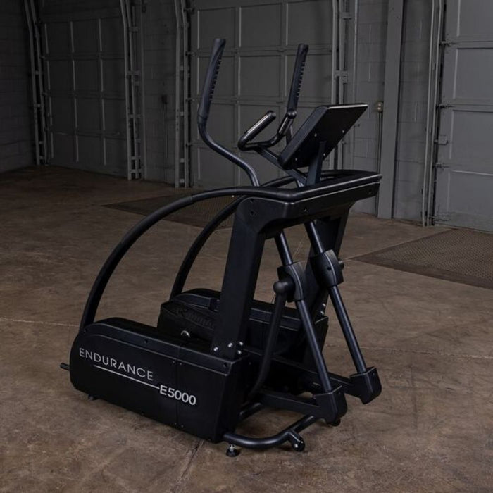 Body-Solid Endurance E5000 Center Drive Elliptical Top Front Side View