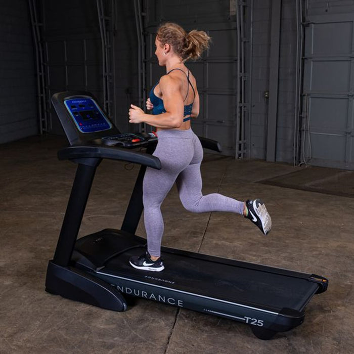 Body-Solid Endurance T25 Folding Treadmill Exercise Figure 2