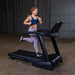 Body-Solid Endurance T25 Folding Treadmill Facing Right