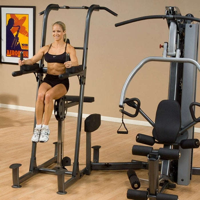 Body-Solid FCDWA Fusion Weight-Assisted Dip & Pull-Up Station Leg lift