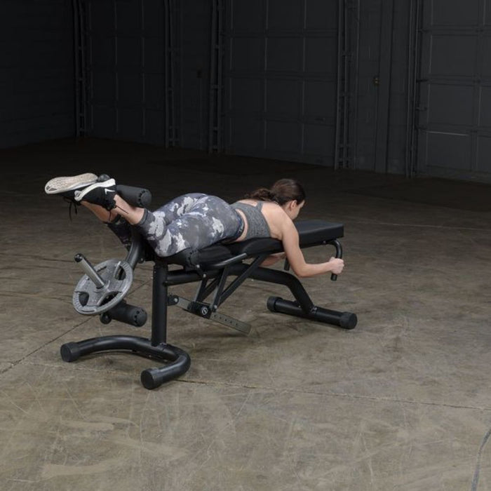 Body-Solid FID46 Olympic Leverage Exercise Bench with Leg Developer Exercise Figure 3