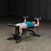 Body-Solid FID46 Olympic Leverage Exercise Bench with Leg Developer Exercise Figure 8
