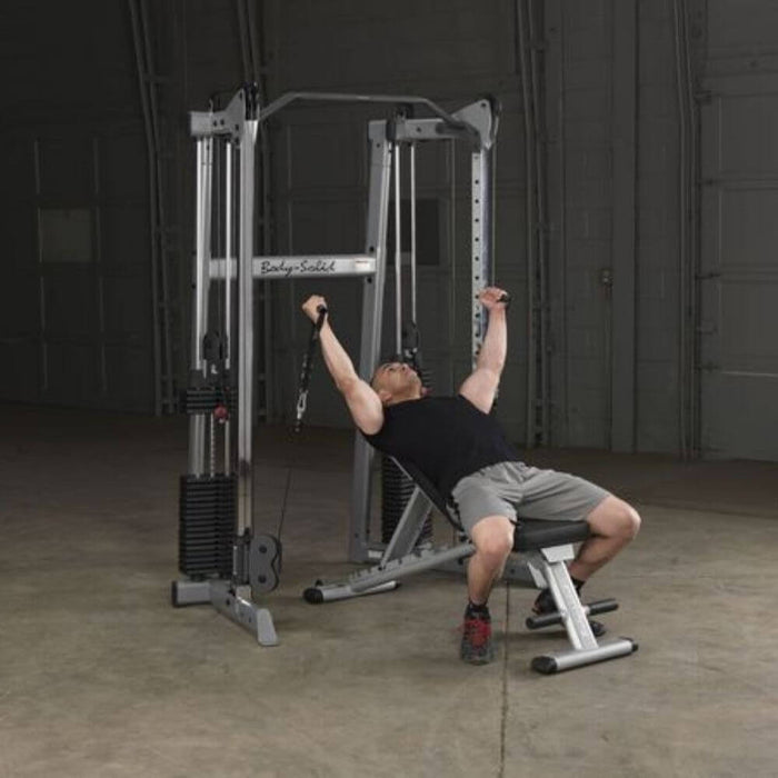 Body-Solid GDCC210 Compact Functional Training Center Inclined Press