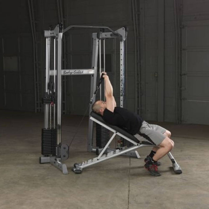 Body-Solid GDCC210 Compact Functional Training Center With Inclined Bench