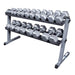 Body-Solid GDR60 Pro Dumbbell Rack 3D View With RFHEX