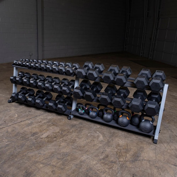 Body-Solid GDR60 Pro Dumbbell Rack With Optional Tray Assorted