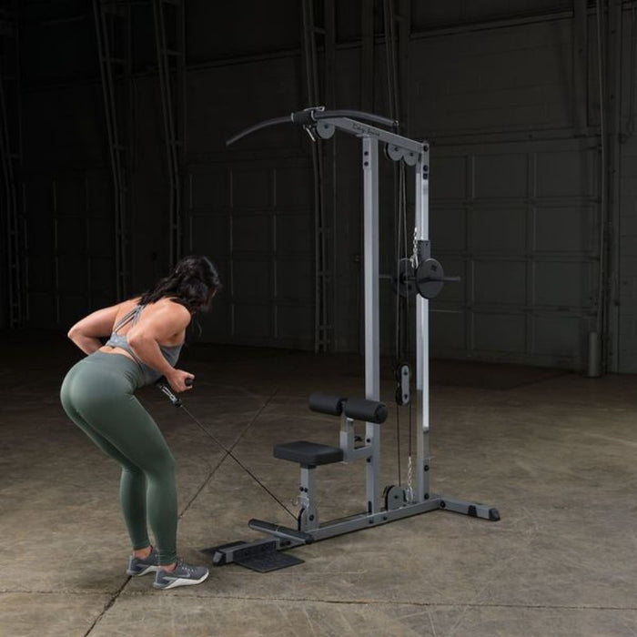 Body-Solid GLM83 Pro Lat Pulldown Low Row Machine Exercise Figure 1