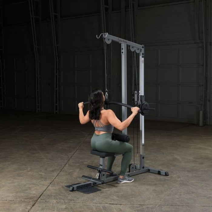 Body-Solid GLM83 Pro Lat Pulldown Low Row Machine Exercise Figure 4