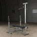 Body-Solid GLRA81 Lat Pull Low Row Attachment Top Front Side View