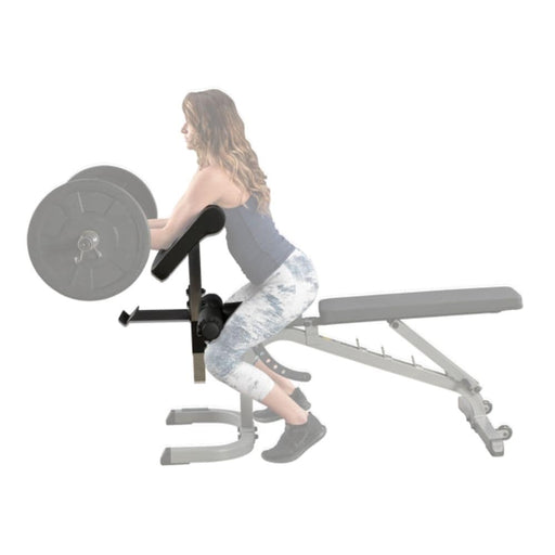Body-Solid GPCA1 Preacher Curl Station Side View Fade