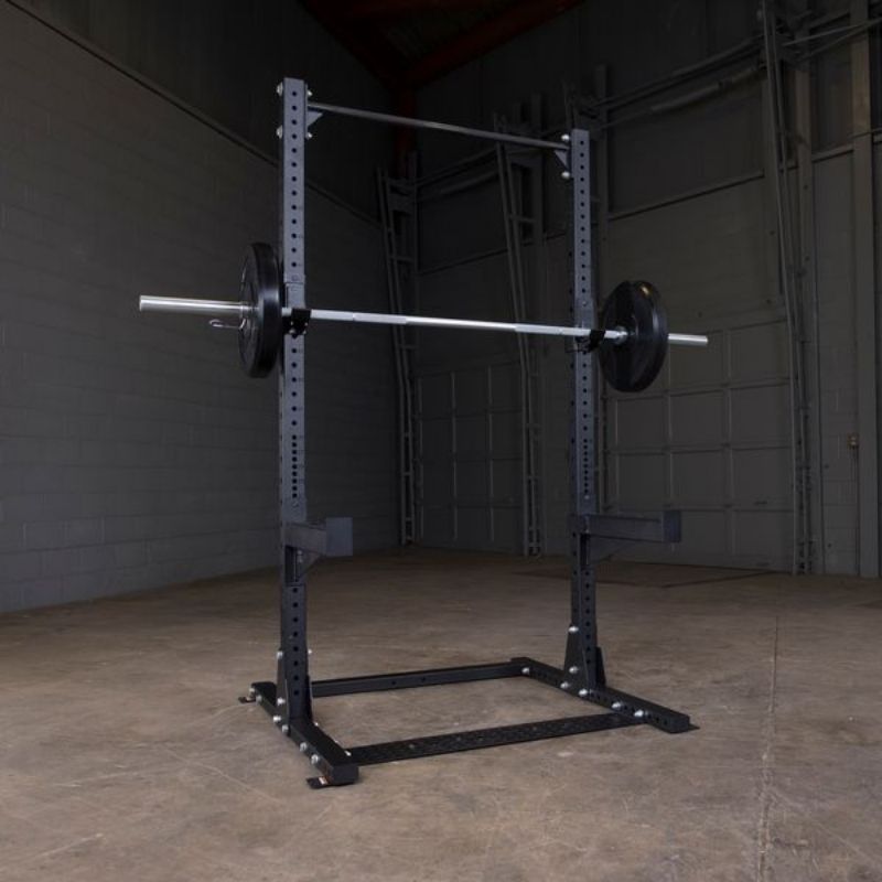 Garage gym half rack hot sale