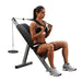 Body-Solid Powerline PAB21X Ab Bench Front Side View