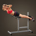 Body-Solid Powerline PCH24X Roman Chair Back Hyperextension Front Side View