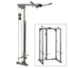 Body-Solid Powerline PLA200X Lat Pull Low Row Attachment 3D View Attached