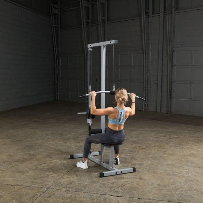 Body-Solid Powerline PLM180X Lat Pull Low Row Machine Exercise Figure 3