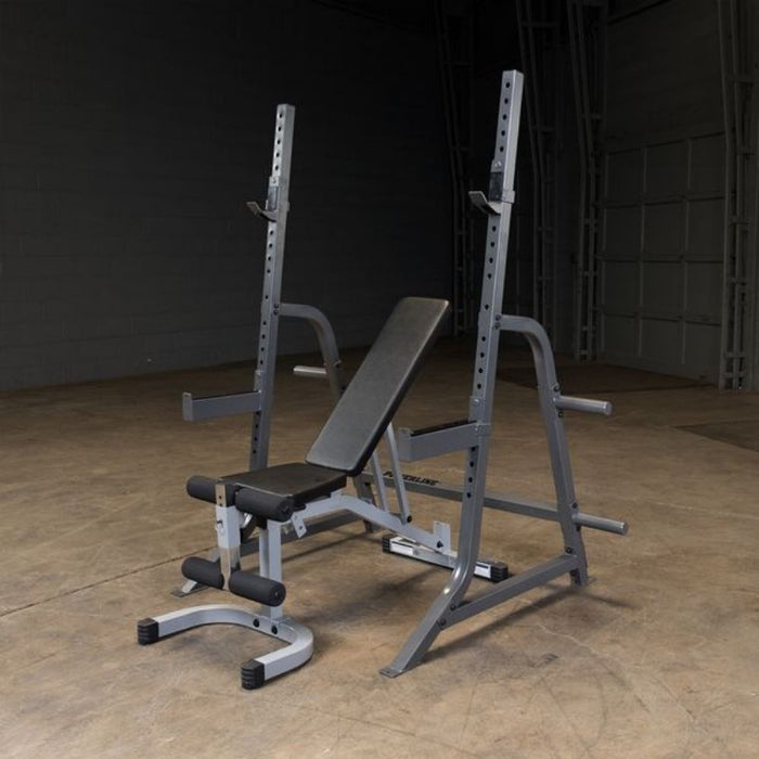 Body-Solid Powerline PMP150 Multi Press Rack Top Front Side View