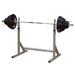 Body-Solid Powerline PSS60X Squat Rack 3D View With Barbell