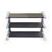 Body-Solid ProClub SDKR1000DB 3-Tier Dumbbell Rack Front View