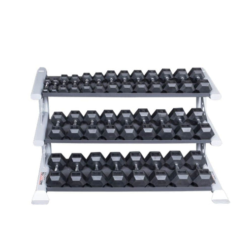 Body-Solid ProClub SDKR1000DB 3-Tier Dumbbell Rack With Hex DB