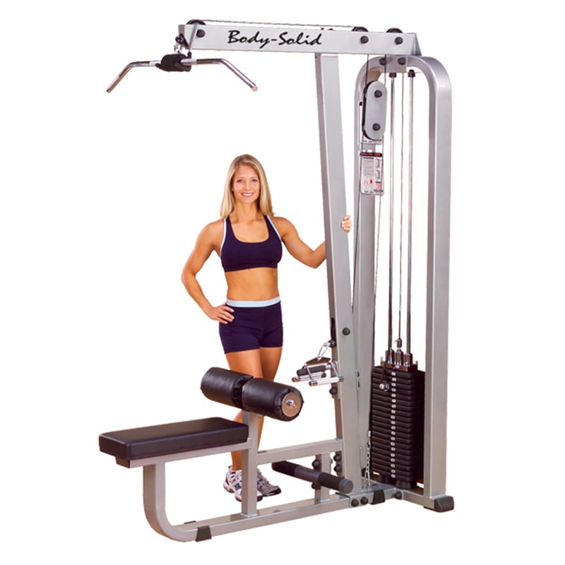 Lat Pull Down Machine Pulldown Low Row Bar Fitness Body Workout Gym –  shopGDLF