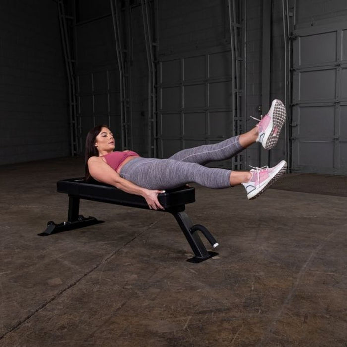 Body-Solid Pro Clubline SFB125 Flat Bench Exercise Leg Extension