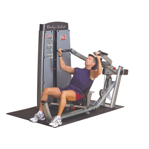 Body-Solid Pro Dual DPRS-SF Commercial Chest and Shoulder Multi Press Front Side View