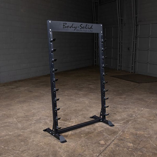 Body-Solid SBS100 Horizontal Bar Rack Front Side View