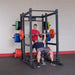 Body-Solid SPR1000BACKP4 Extended Power Rack Gym Package Press
