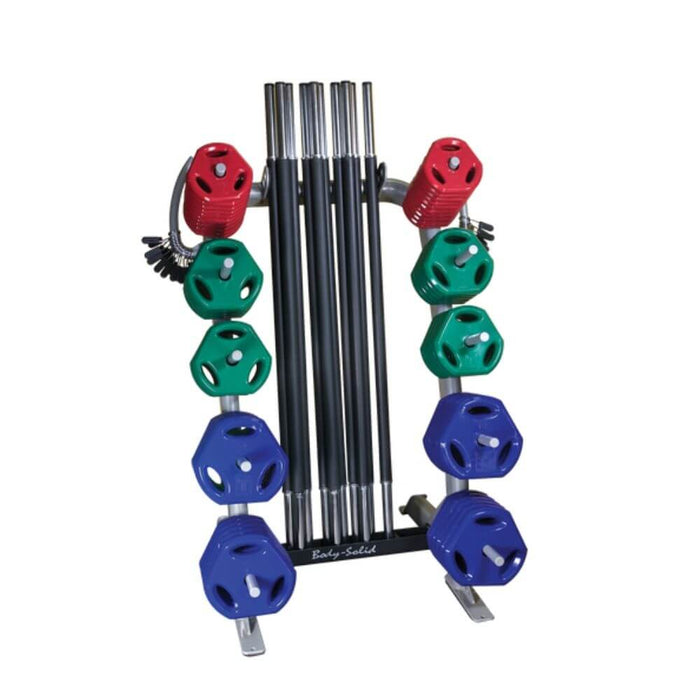 Body-Solid GCR100 Cardio Weight Rack Front View