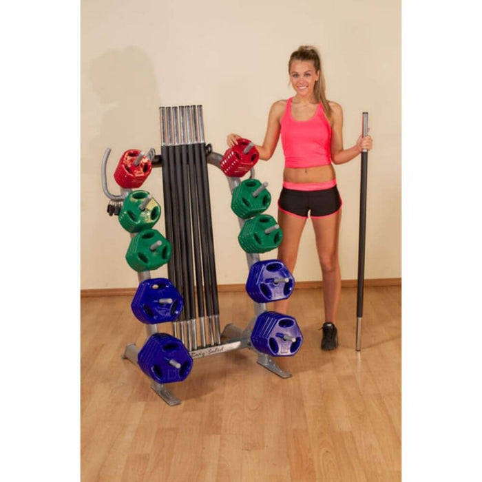 Body-Solid GCRPACK Cardio Weight Set 3D View With All Set