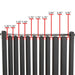 Body-Solid GDR500 Commercial Dumbbell Rack Gap Sizes