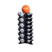 Body-Solid GDR80 Vertical Dumbbell Rack With Medicine Ball And Hex Dumbbells