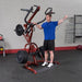 Body-Solid GLGS100P4 Corner Leverage Gym Package Exercise Low Pulley Sideways