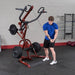 Body-Solid GLGS100P4 Corner Leverage Gym Package Exercise Sideways High Pulley