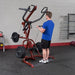 Body-Solid GLGS100P4 Corner Leverage Gym Package Exercise Standing Curl Up