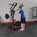 Body-Solid GLGS100P4 Corner Leverage Gym Package Exercise Standing High Pulley