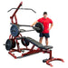 Body-Solid GLGS100P4 Corner Leverage Gym Package Full View