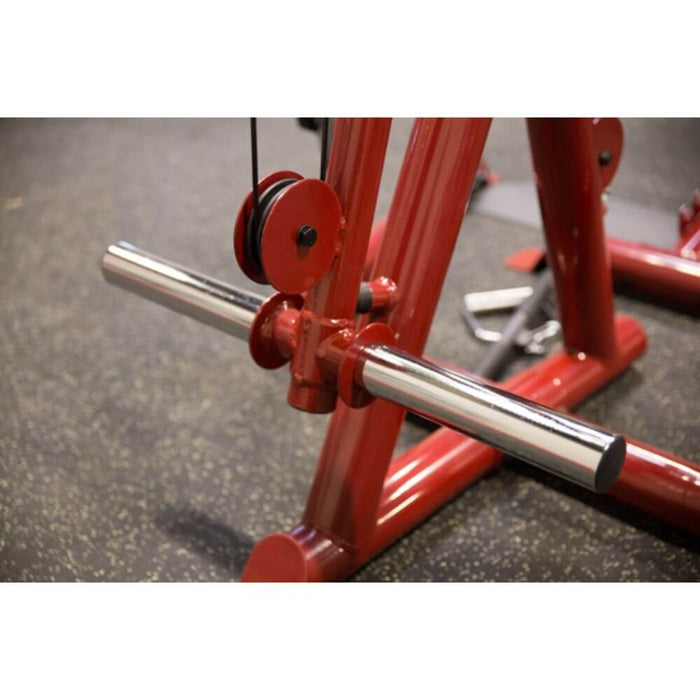 Body-Solid GLGS100P4 Corner Leverage Gym Package Low Pulley Close Up View