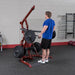 Body-Solid GLGS100P4 Corner Leverage Gym Package Press