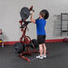 Body-Solid GLGS100P4 Corner Leverage Gym Package Press Standing