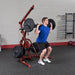 Body-Solid GLGS100P4 Corner Leverage Gym Package Shoulder Press