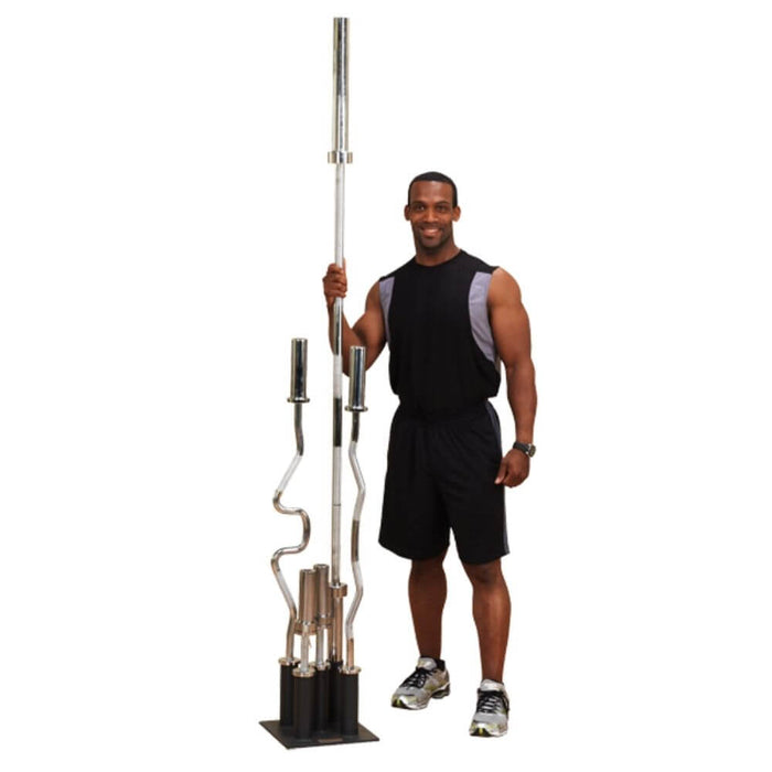 Body-Solid GOBH5 Olympic Bar Holder 3D View With Model