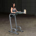 Body-Solid GVKR60 Vertical Knee Raise and Dip 3D View 90 Degree