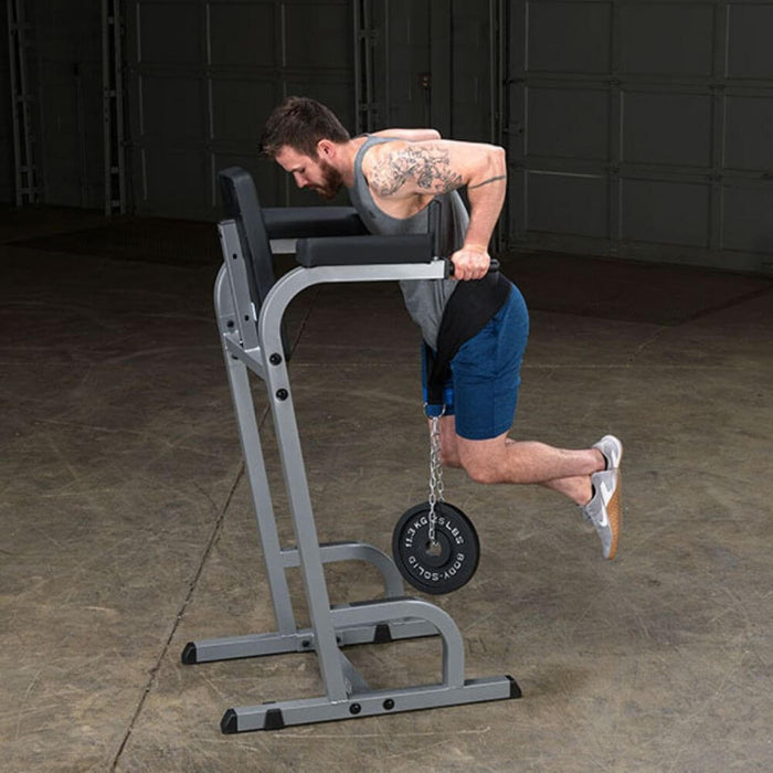 Body-Solid GVKR60 Vertical Knee Raise and Dip Side View Reverse