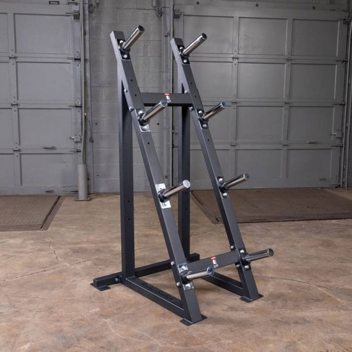 Body-Solid GWT76 Capacity Olympic Weight Tree 4 Tier