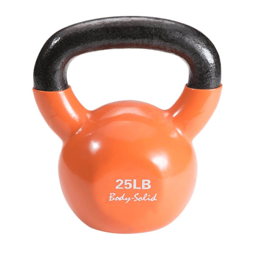 Body solid on sale vinyl coated kettlebells
