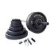 Body-Solid OSB Cast Iron Plate & Barbell Set (Black Bar) 500 lbs Set
