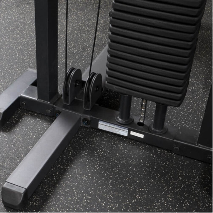 Body-Solid Pro Select GMFP-STK Funtional Pressing Station Back View Weight Stack